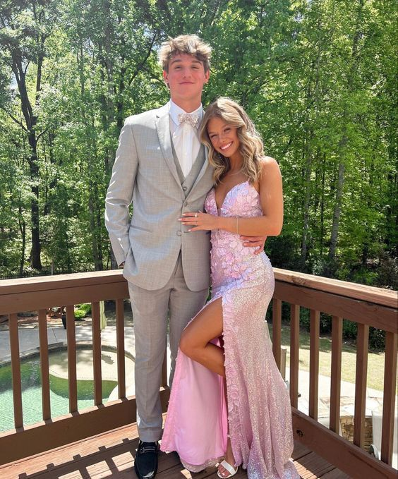 Long Prom Dresses with Appliques Formal Dresses - VelvetHem