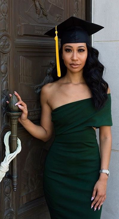One Sleeve Green Knee Length Party Dress Graduation Dress - VelvetHem