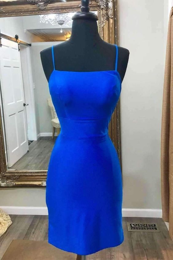 Sexy Tight Royal Blue Short Homecoming Dress - VelvetHem