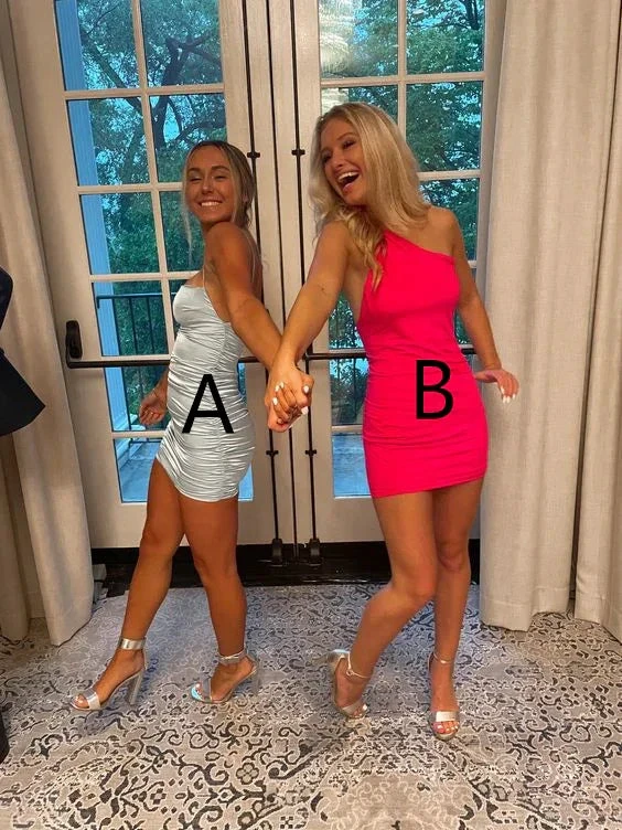 Lovely Pink Bodycon Dress Sexy Homecoming Dress Y2126 by simplepromdress