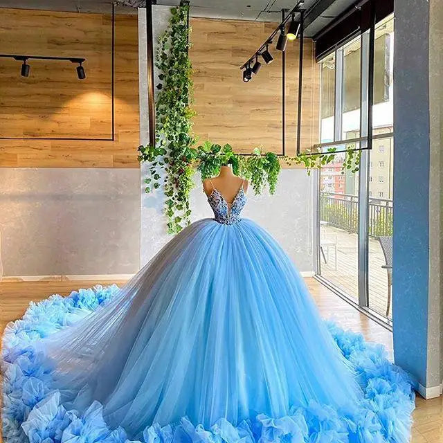 Customized Tulle Ruffles Party Evening Dresses Purple Navy Blue Formal Prom Dress Gown Women Plus Size robe de soiree