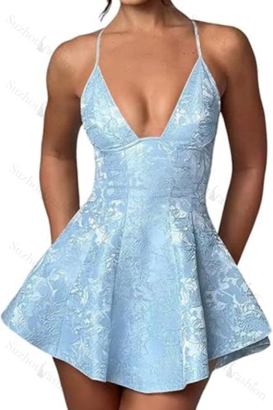 Hor Selling Halter Satin Short Homecoming Dresses Ruffle for Girls
