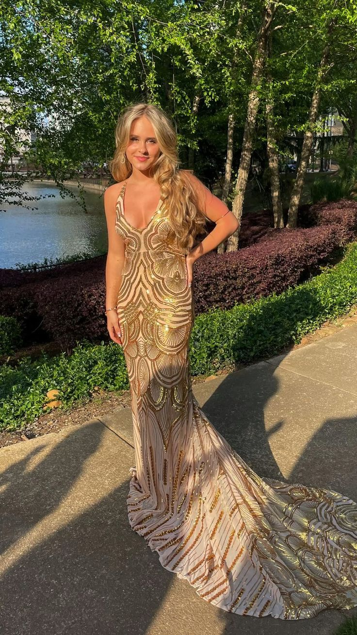 Vintage Mermaid Long Prom Dress Party Evening Dress - VelvetHem