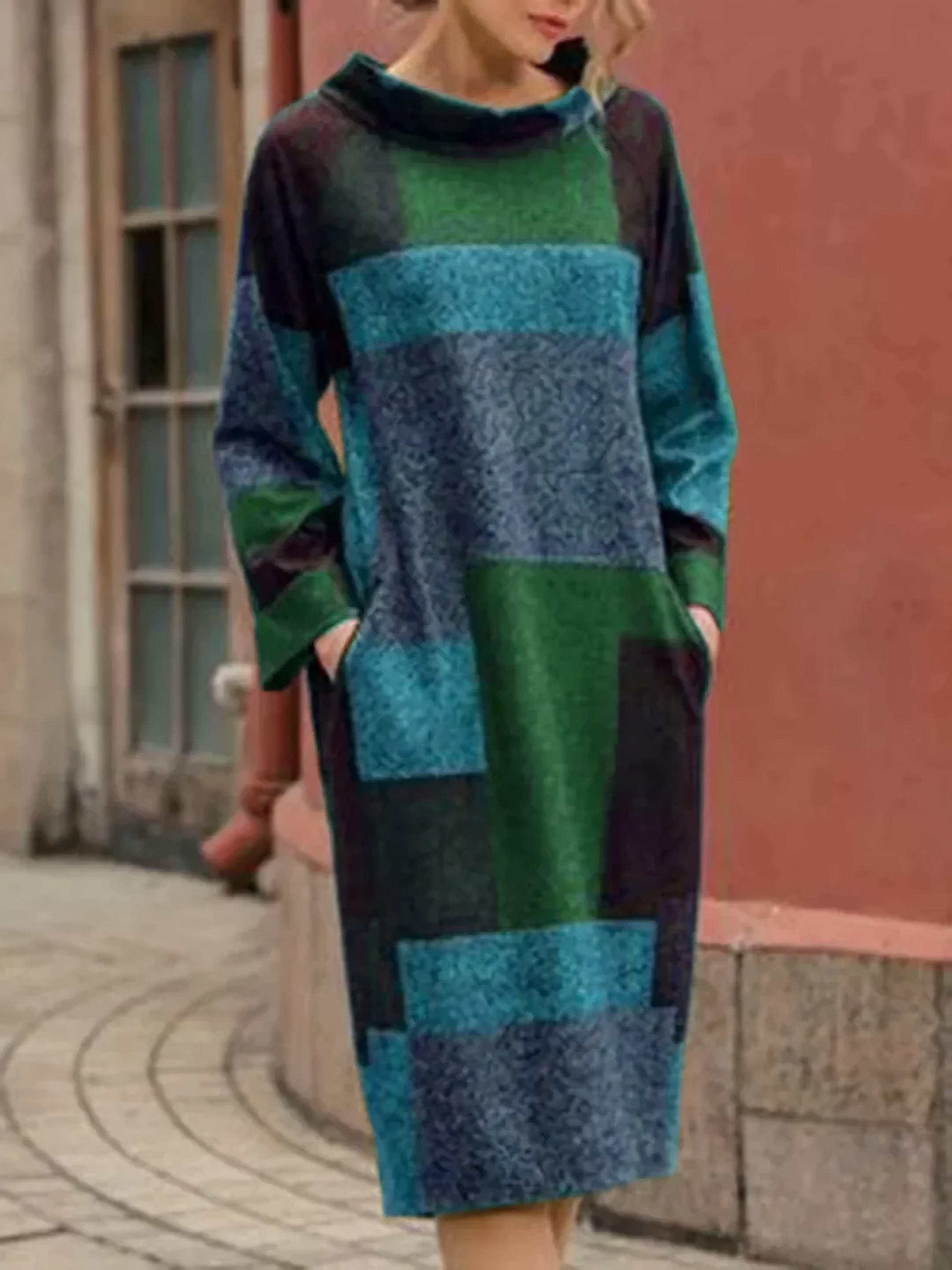 Hana Boutique Vintage Patchwork Dress Premium Wardrobe Essential