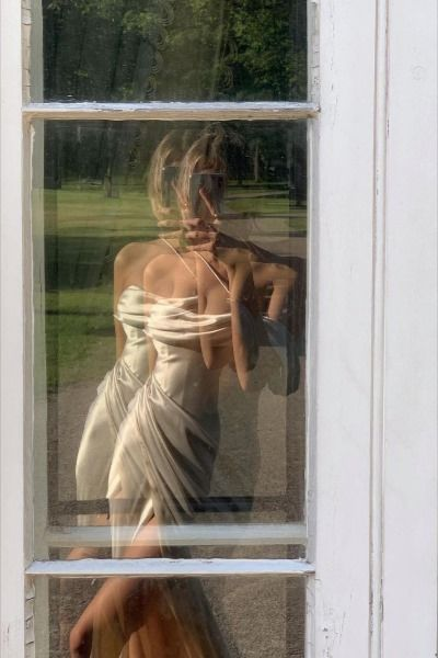 Sexy Sweetheart Ivory Party Dress Slit Long Prom Evening Dress - View 5 | VelvetHem