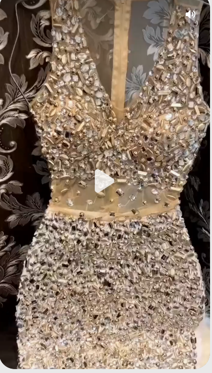 Luxurious V-Neck Party Dress Sexy Party Dress cc68 - View 3 | VelvetHem
