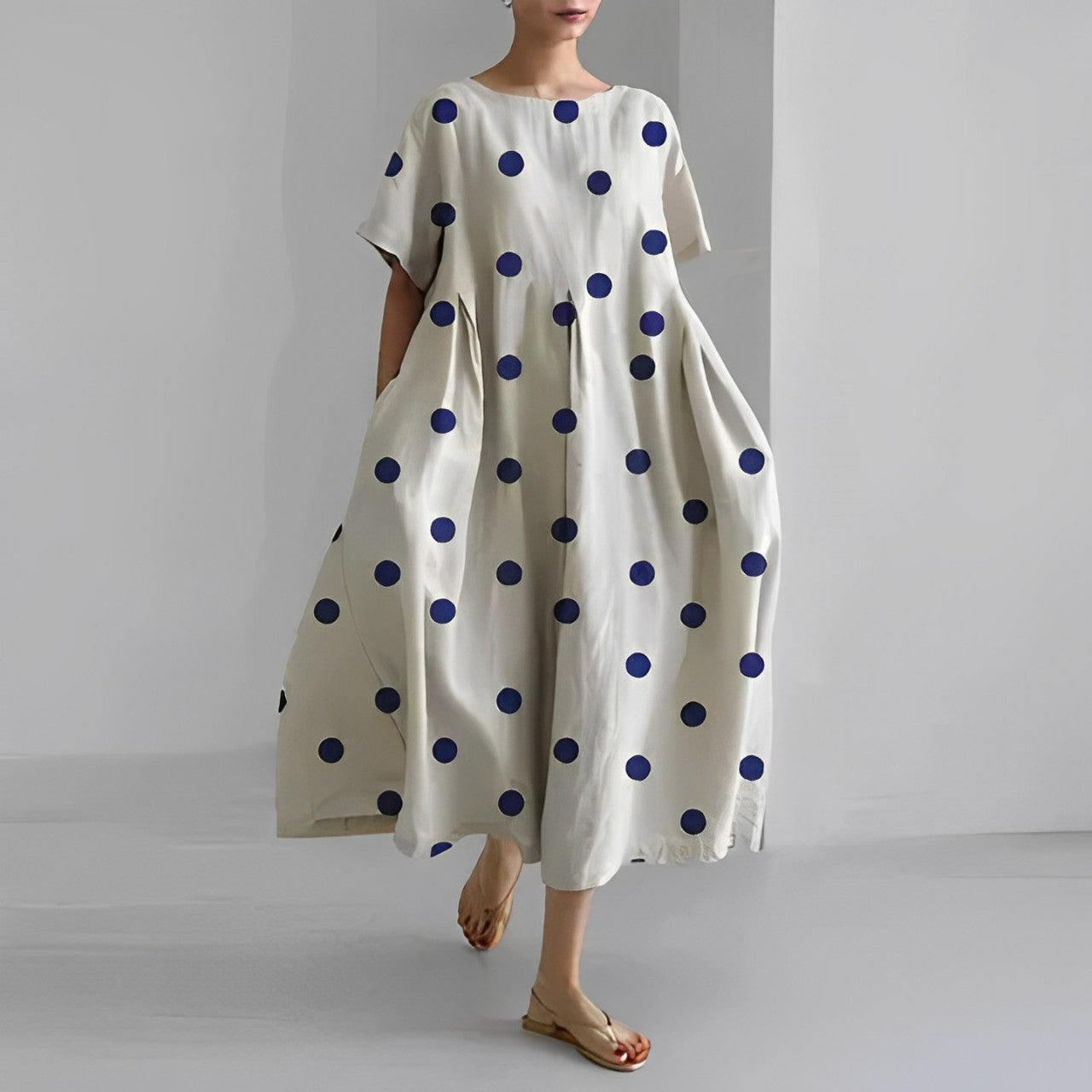 Monserrat Timeless Boho Floral Dress Loose Premium Wardrobe Essential