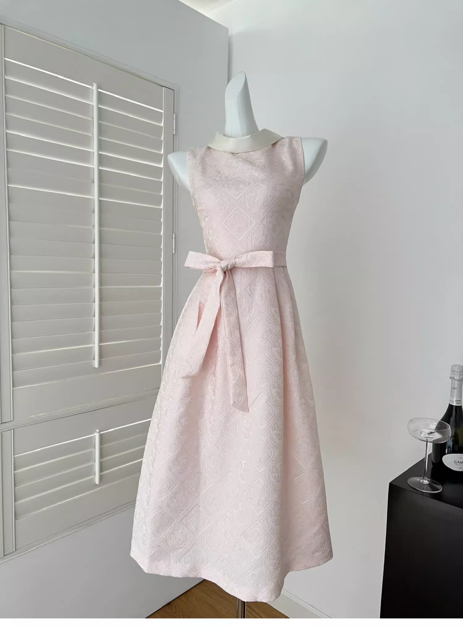 Elegant Pink A Line Birthday Dress Prom Dress