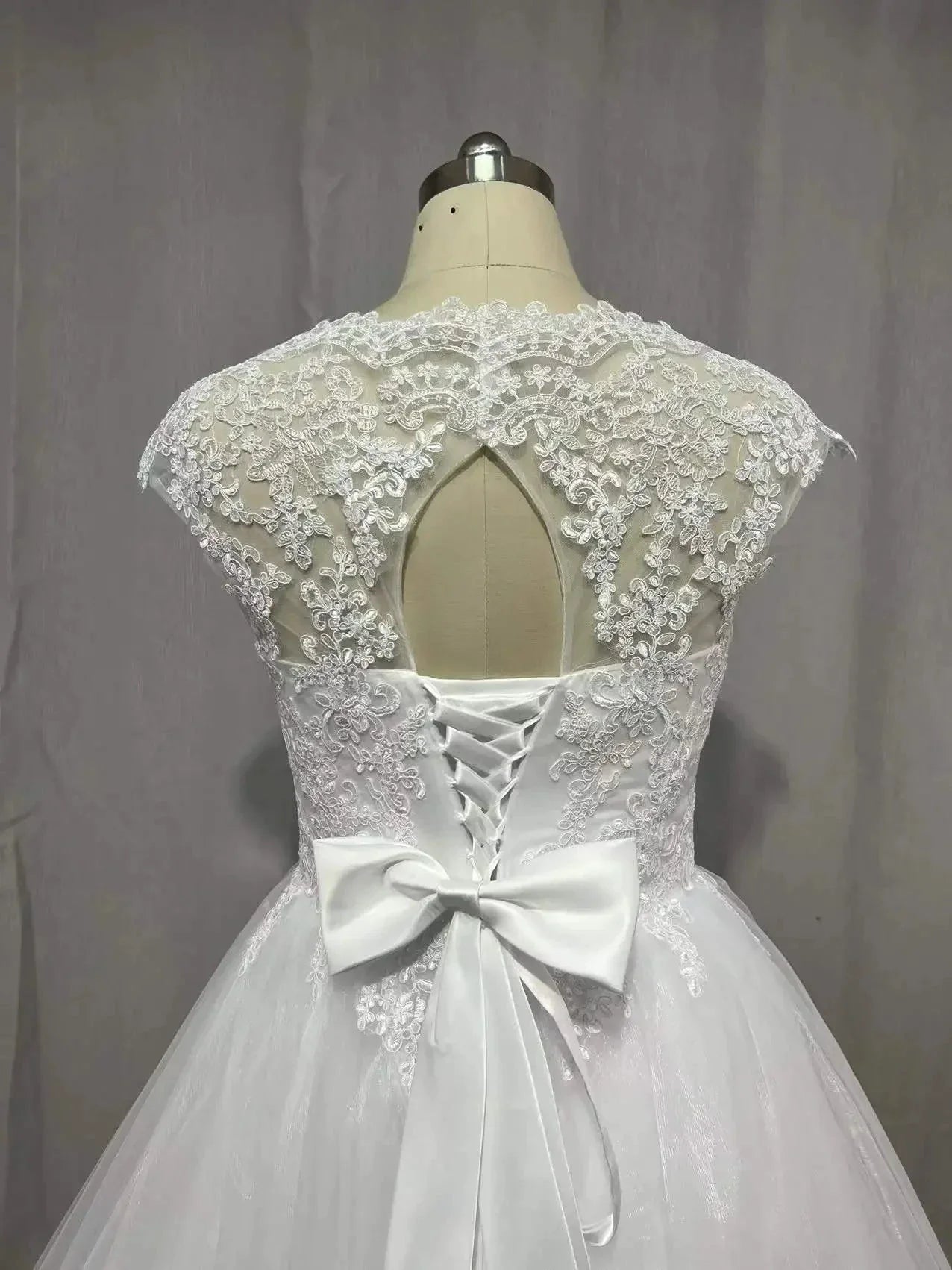 MYYBLE Real Photo Backless Cap Sleeves Bohemian Modern Wedding Dresses 2022 Plus Size Custom Made Vestido De Noiva Wedding Dress (ZD14099)