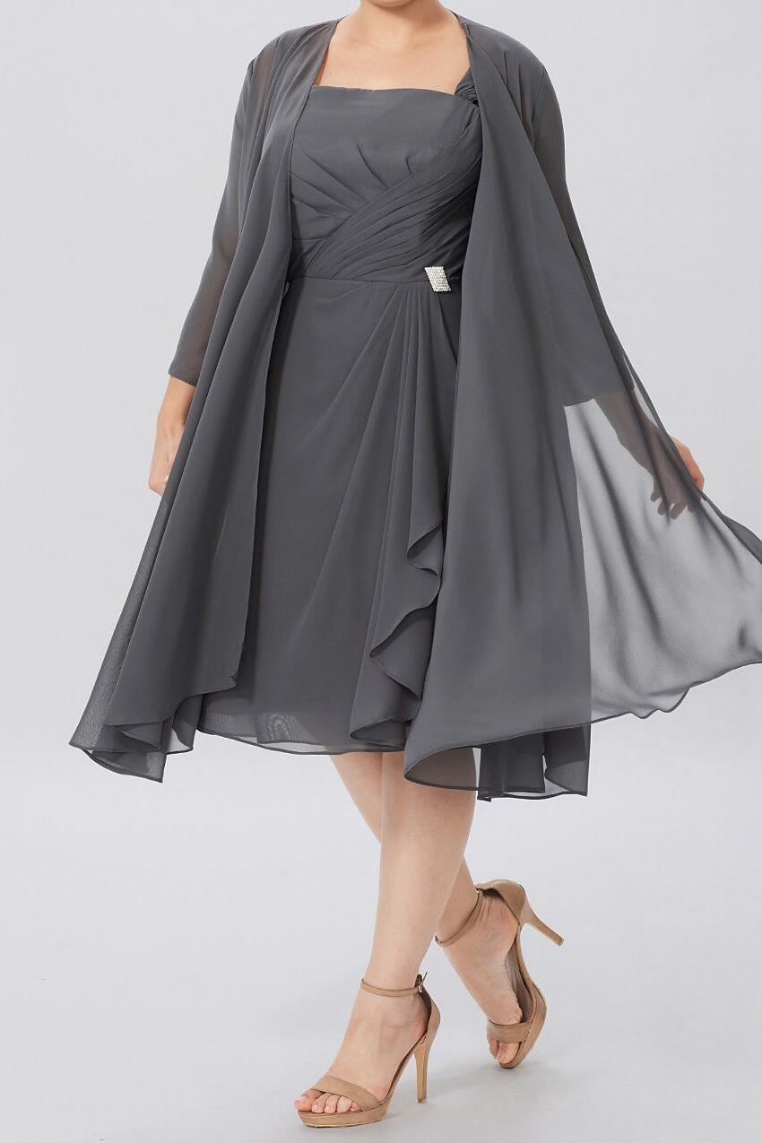 Mother of the Bride A Line Dress with Jacket