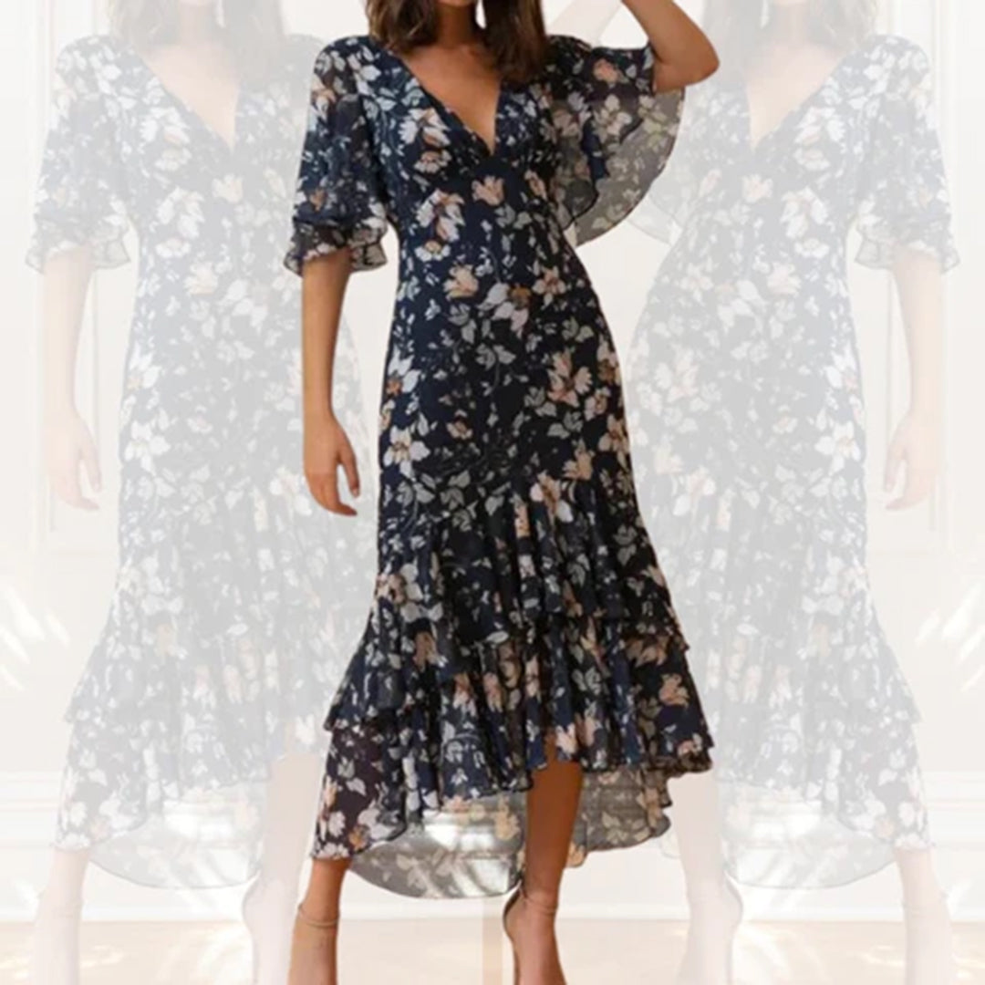 Nazira Elegant Floral Dress for Women Smart Casual Outfit