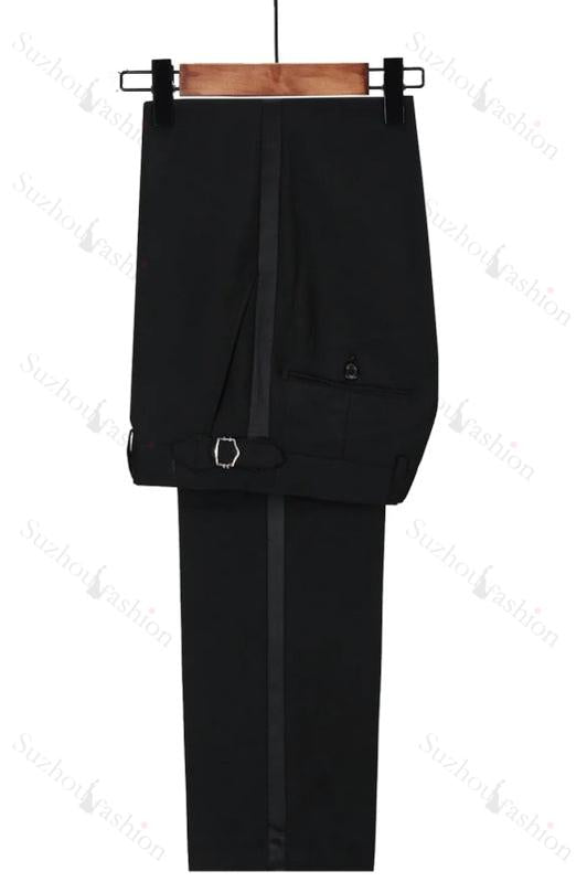 Newest Burgundy Jacquard Shawl Lapel 3 Piece Wedding Suit