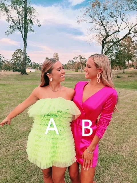 Green Homecoming Dress Graduation Dress Party Dress (ZD12339) - VelvetHem