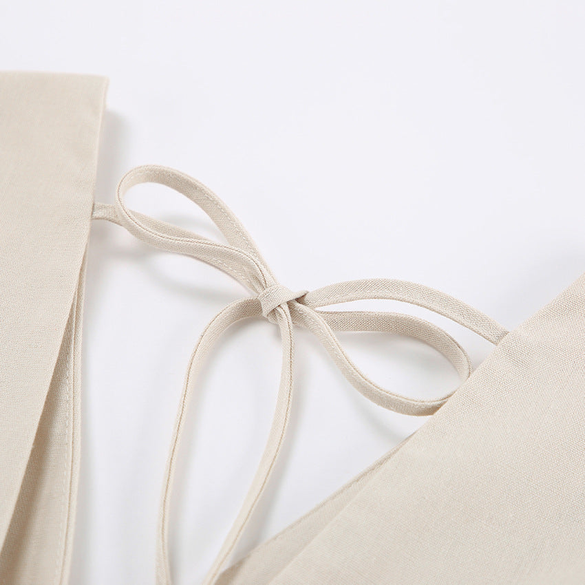 Gemini Rising Dress Off White
