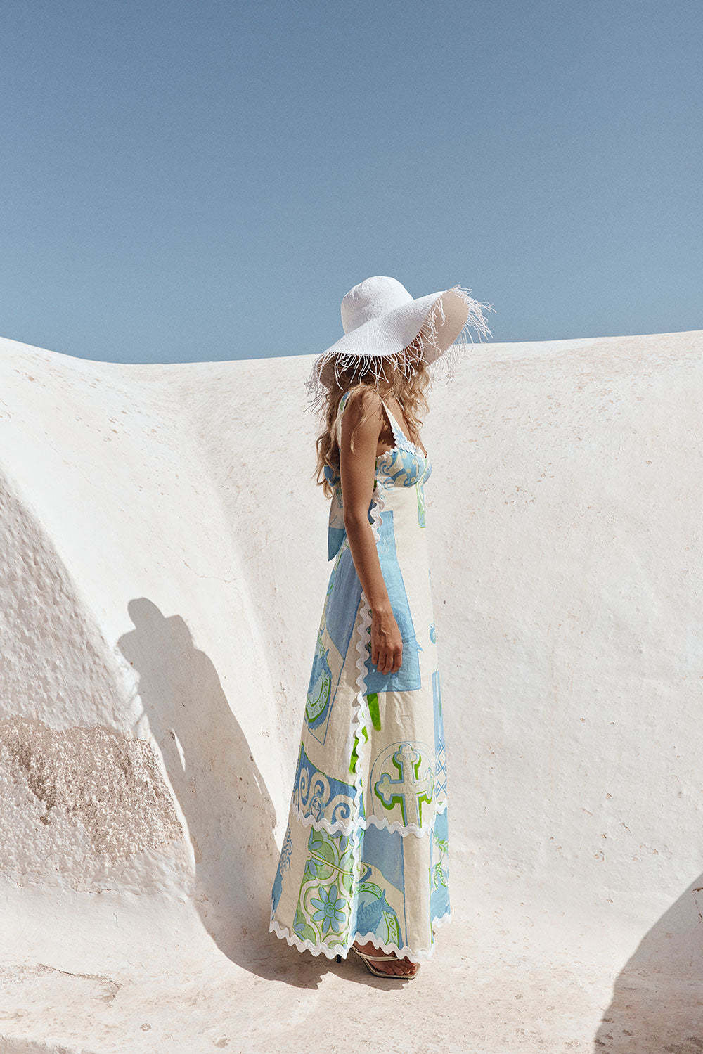 Melnik Maxi Dress Blue