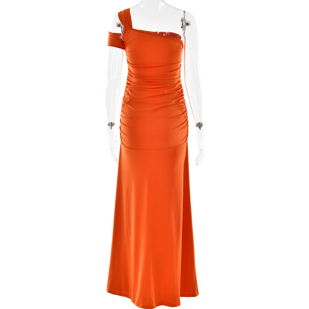 Elara Maxi Dress Orange