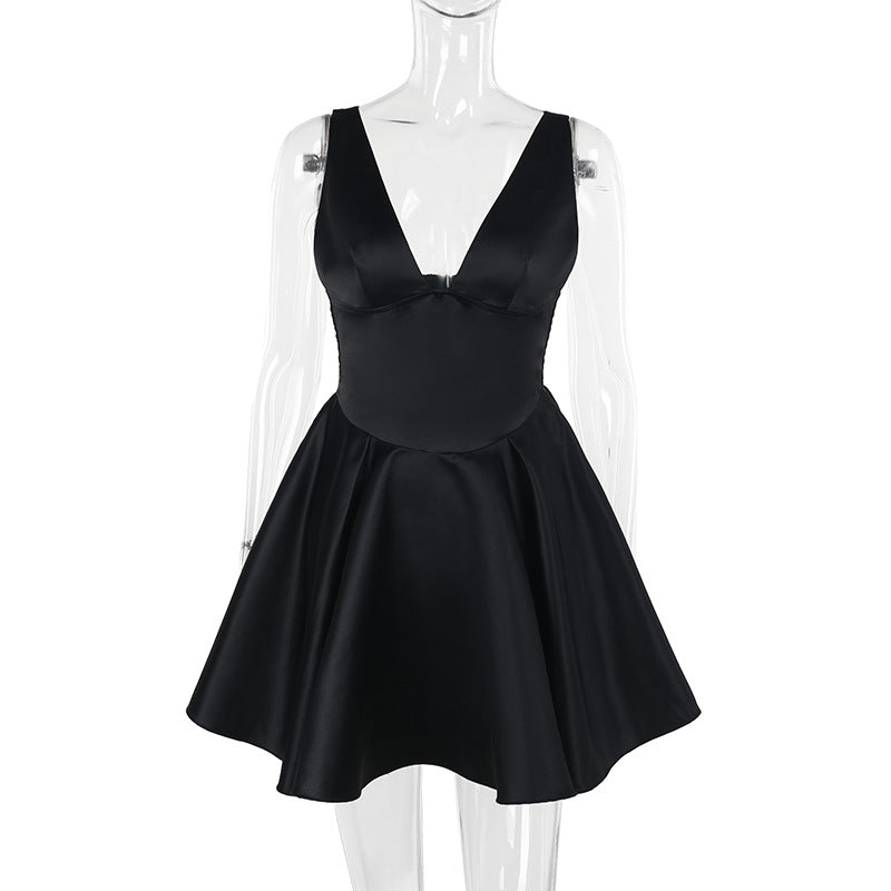 Snowdrop Mini Dress Black
