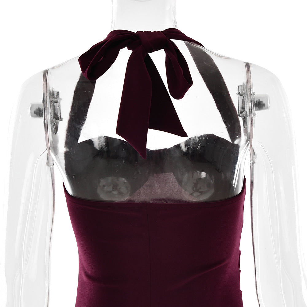 Nekoda Maxi Dress Maroon