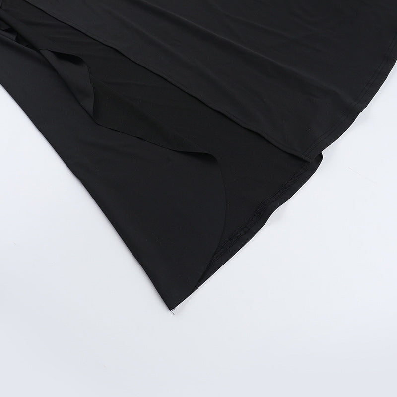 Irish Slit Dress Black