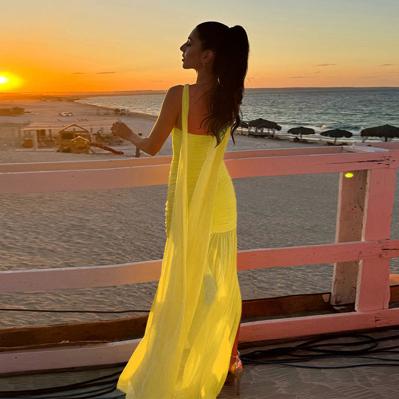 Canaria Maxi Dress Yellow