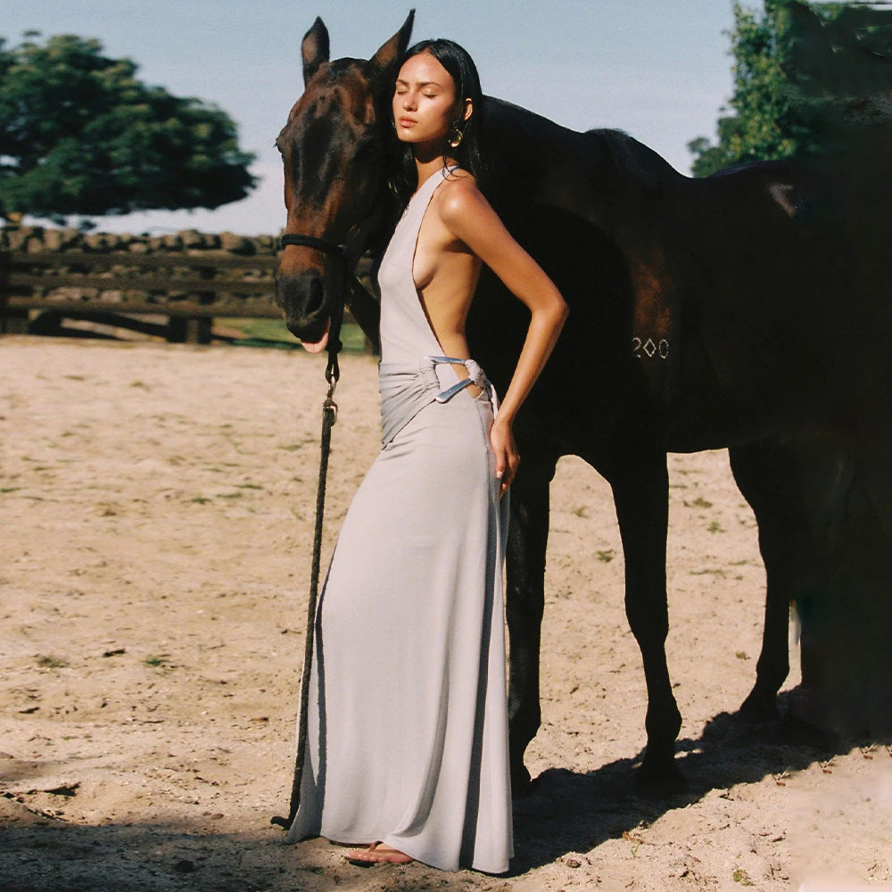 Rhone Maxi Dress Grey
