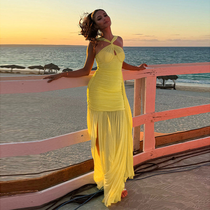 Canaria Maxi Dress Yellow