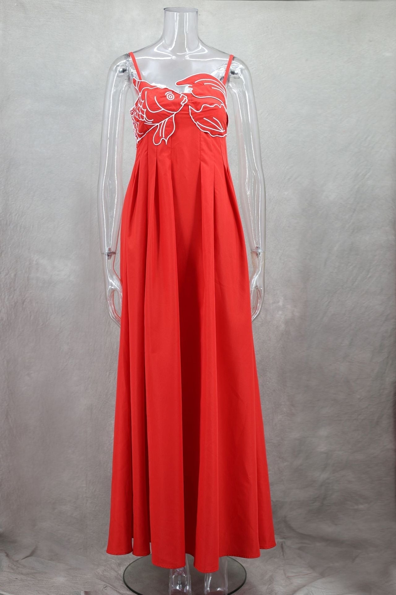 Valentina Maxi Dress Red