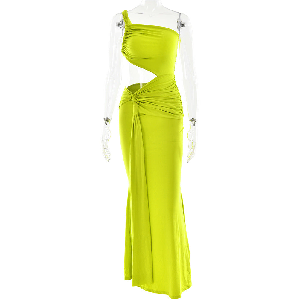 Pathy Maxi Dress Neon Green