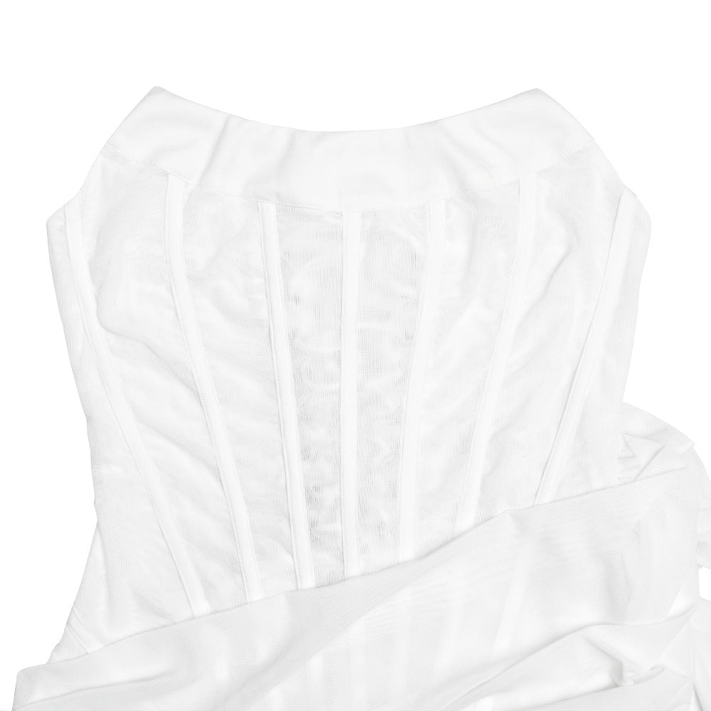 Lorene Mini Dress White