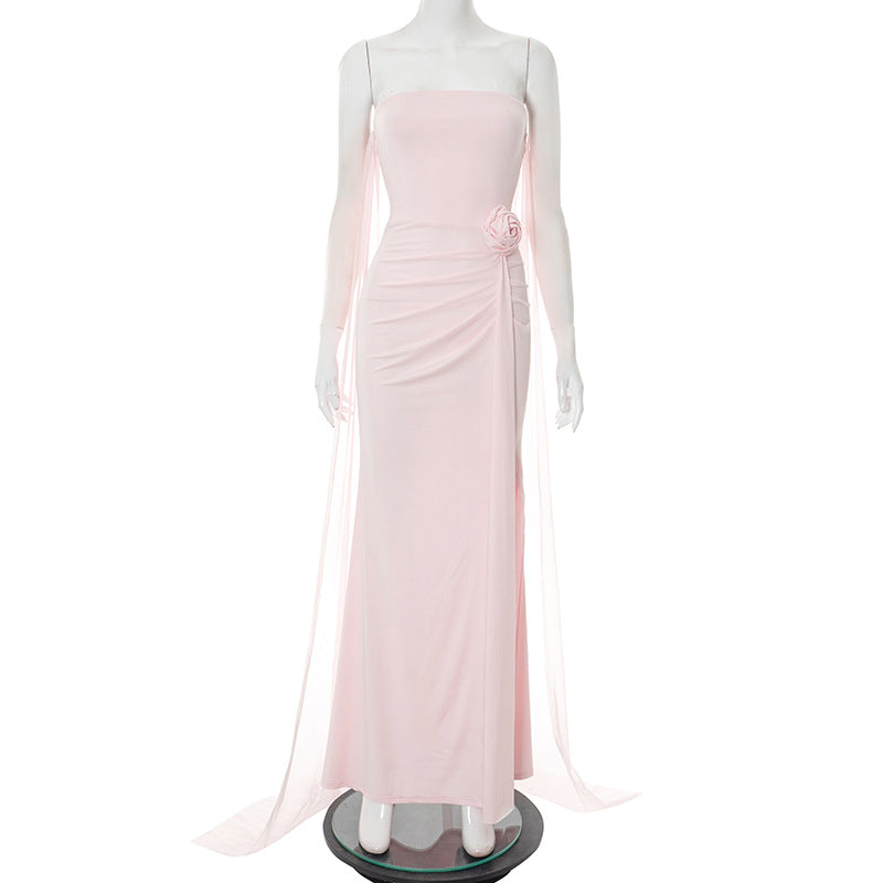 Zinnia Maxi Dress Pink