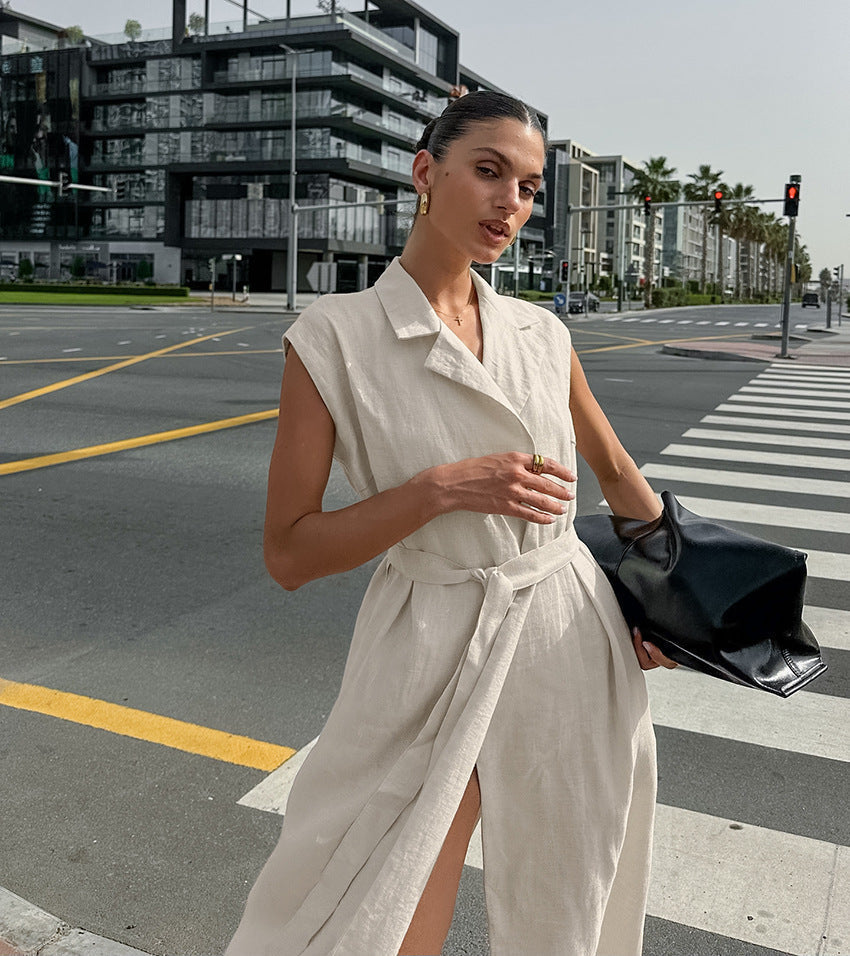 Rustin Midi Dress Khaki