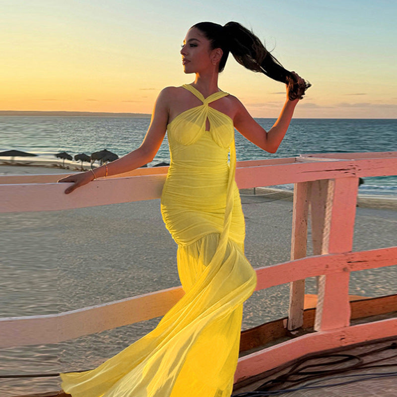 Canaria Maxi Dress Yellow