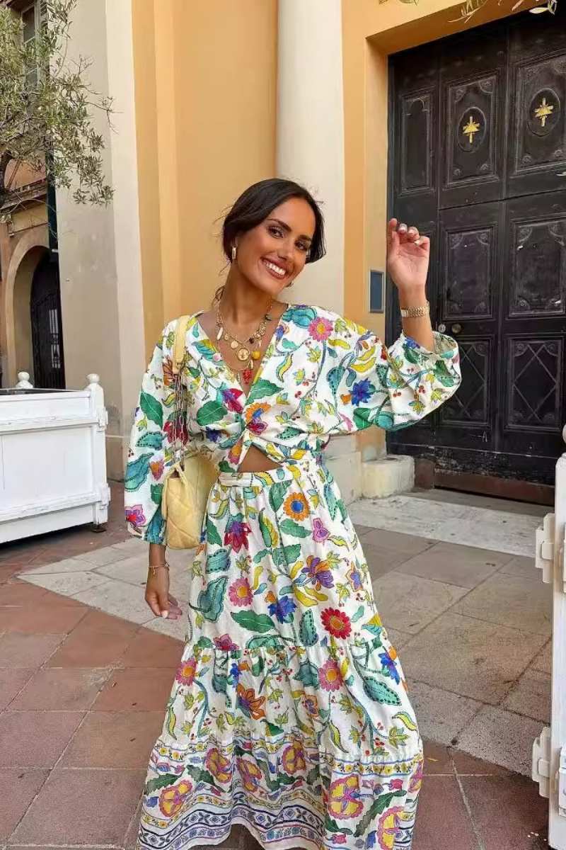 Katia Effortless Lantern Sleeve Dress Chic Silhouette Collection
