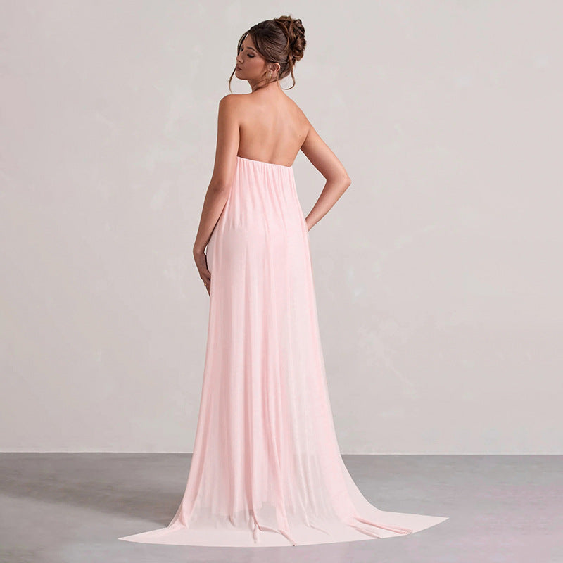 Zinnia Maxi Dress Pink