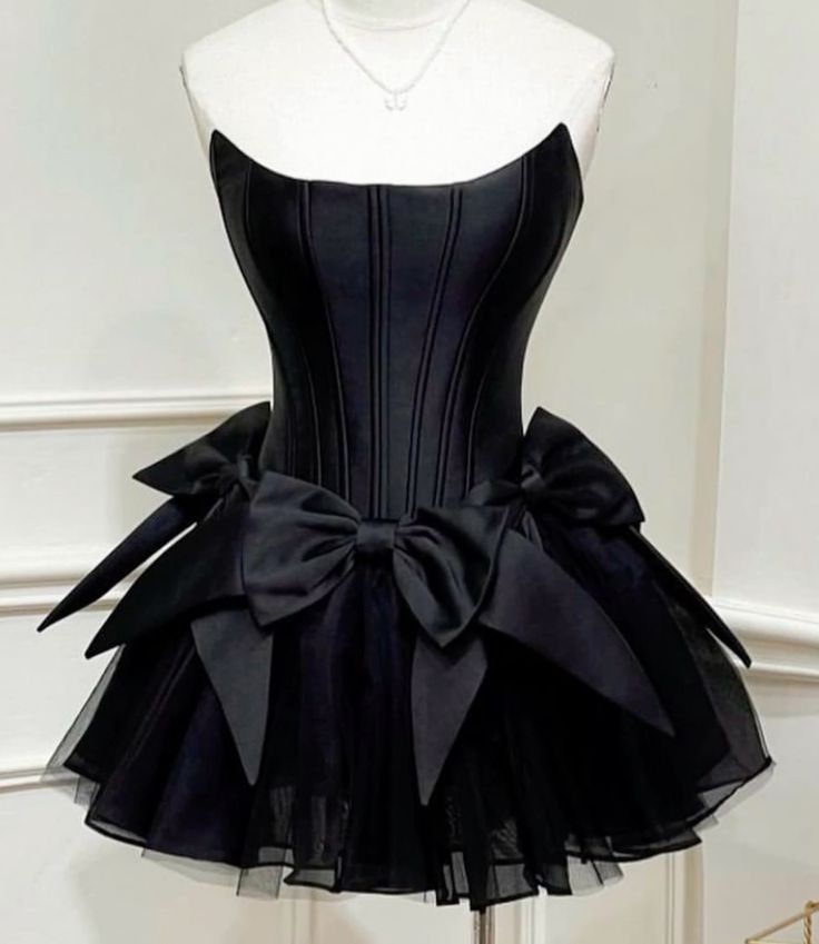 Sweet Princess Big Bow Waist Satin Patchwork A-line 16th Birthday Homecoming Dress - View 2 | VelvetHem