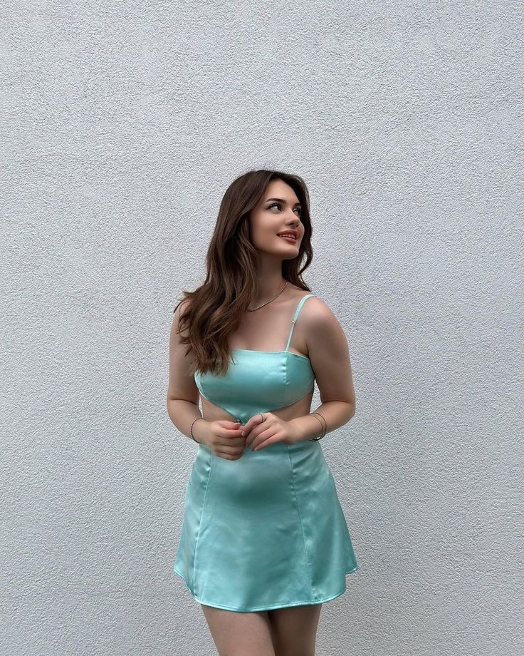 Sexy Hollow Mint Green Satin Mini 17th Birthday Short Skirt Homecoming Dress - VelvetHem