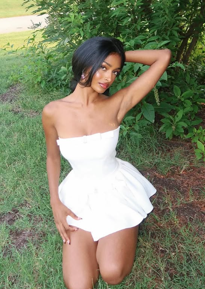 Sweet White Tube Top Bow Waist Mini 17th Birthday Homecoming Dress - View 5 | VelvetHem