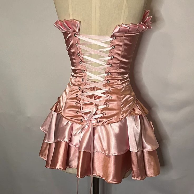 Sweet Heart Neck Pink Satin Bow 17th Birthday Homecoming Dress - View 5 | VelvetHem