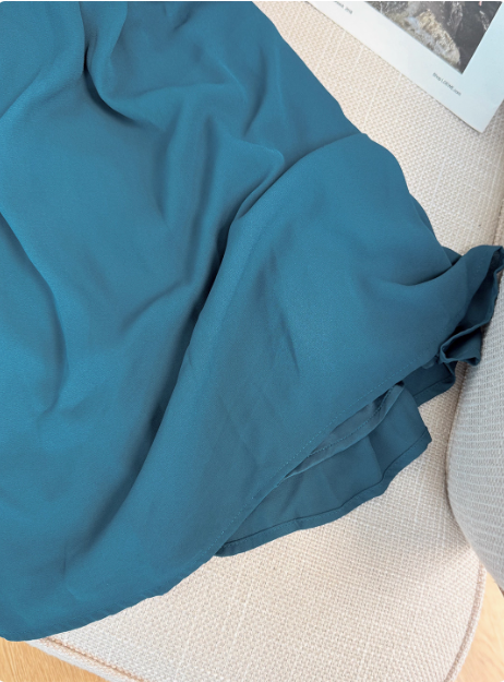 Elegant Strapless Peacock Blue Sequined Chiffon 17th Birthday Homecoming Dress - View 5 | VelvetHem