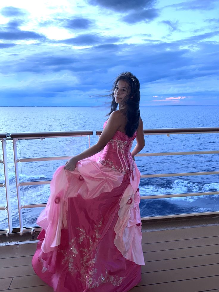 Sweet Pink Strapless A-line Embroidered Satin Long Prom Dress Evening Dress