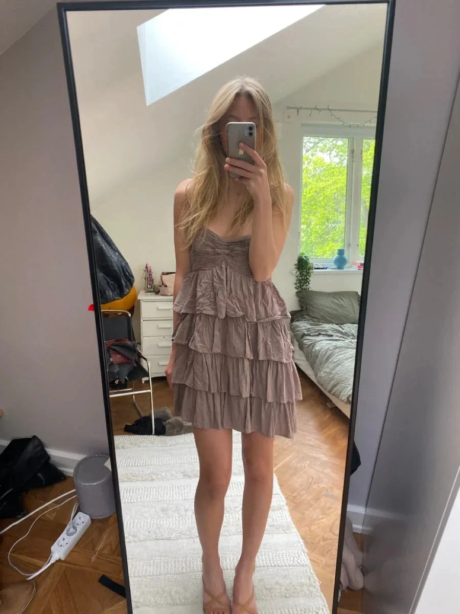 Cute Spaghetti Straps Layered Homecoming Dress Y2792 by simplepromdress
