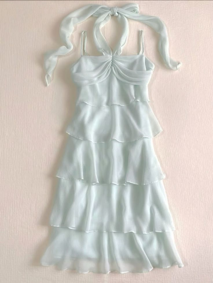 Classy Spaghetti Strap Blue Chiffon Layered Birthday Outfits Short Homecoming Dress - VelvetHem