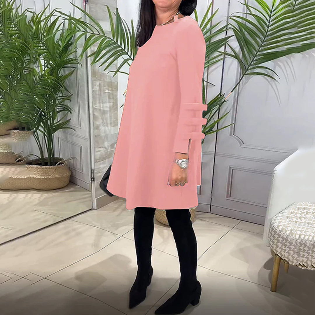 Pada Casual Dress with Long Sleeves for Women Flattering Modern Fit