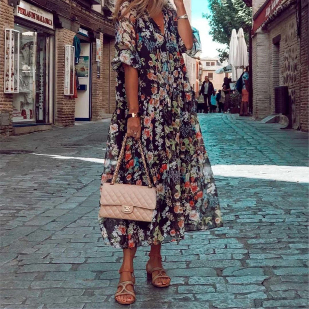 Noreen Elegant Long Dress for Women Easy Wear Style