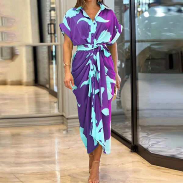 Summer Babe Midi Dress Purple