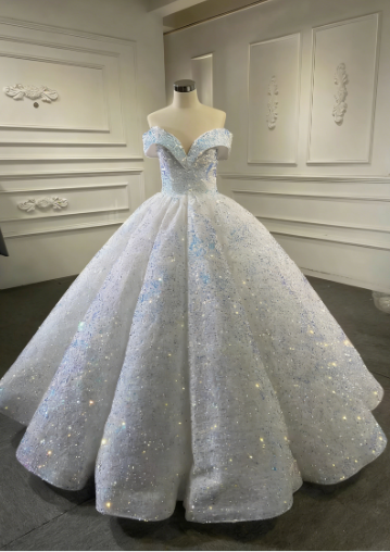 Burgundy Quinceanera Dress Off The Shoulder Sequins Ball Gown Sweet 16 Dress - View 5 | VelvetHem