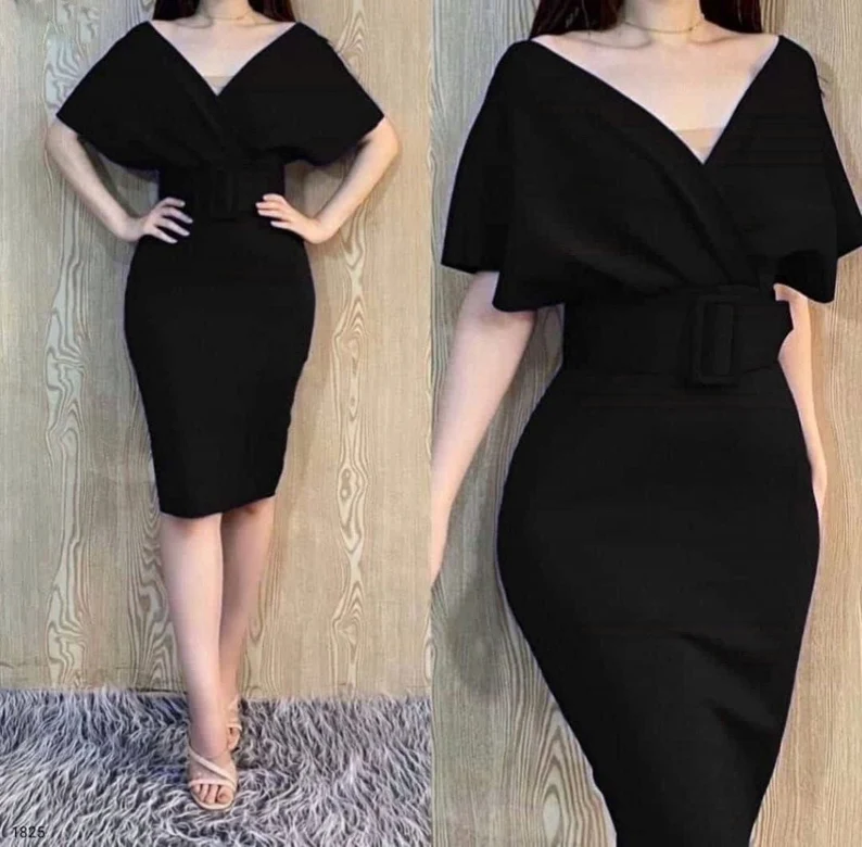 Engagement Dress, Cocktail Midi Dress, Formal Dress, Midi Prom Dress