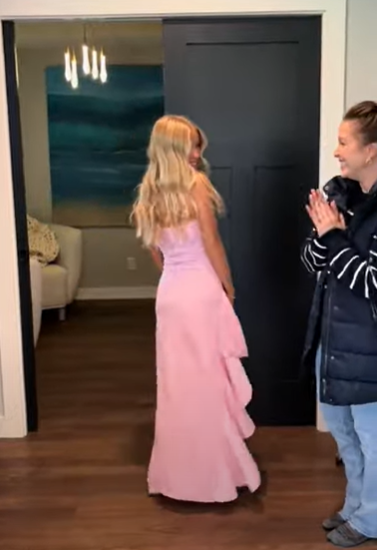 pink Prom Dresses Formal Graduation Gowns Princess Dress - View 2 | VelvetHem
