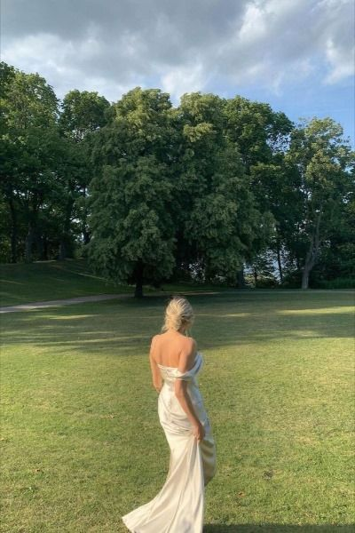 Sexy Sweetheart Ivory Party Dress Slit Long Prom Evening Dress - View 3 | VelvetHem