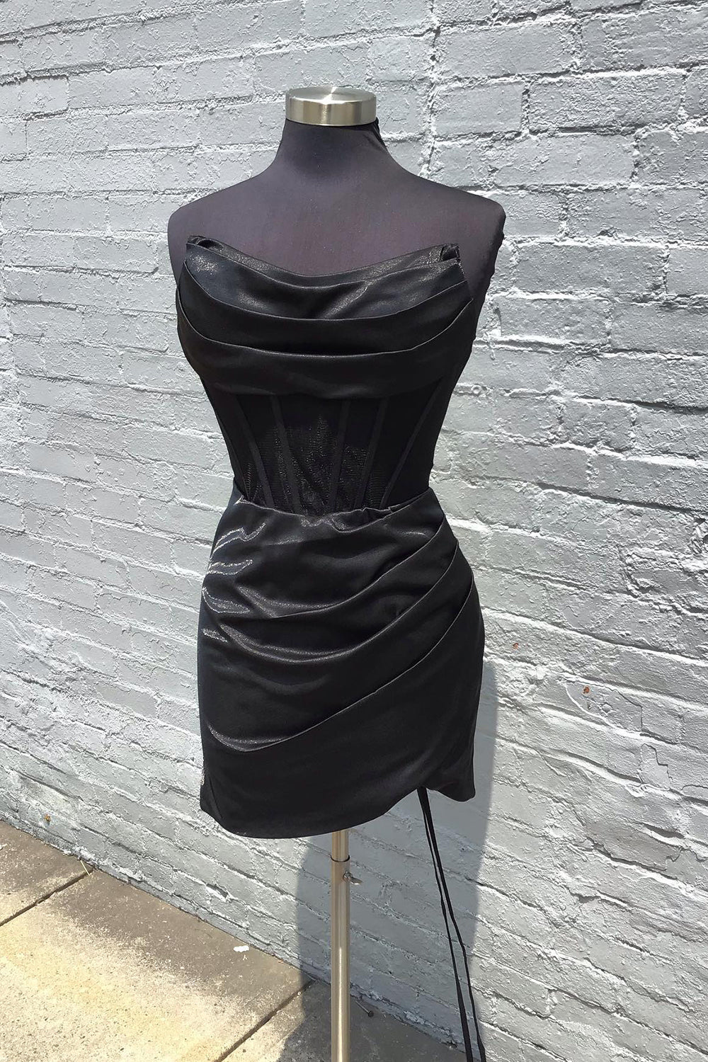 Red Homecoming Dresses Corset Asymmetrical Tight Short Cocktail Dresses